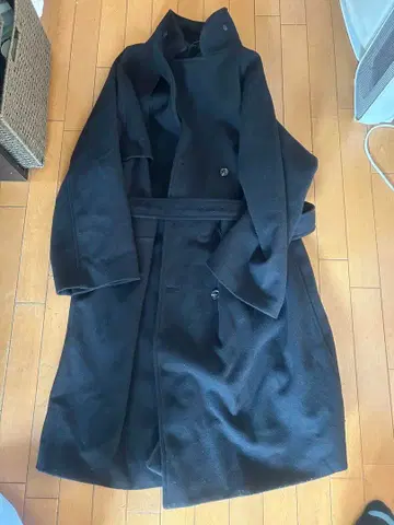 cussil 멜톤 롱 코트 M사이즈