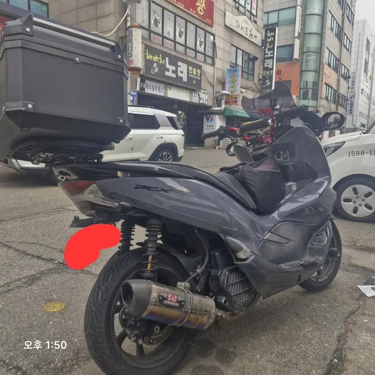 더뉴pcx 150 19년식.  67000km 풀튜닝