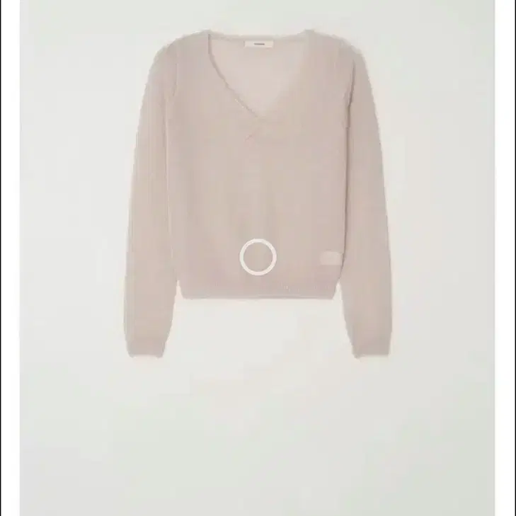 윤슬샵 니트 mohair shirring knit (pink bei)