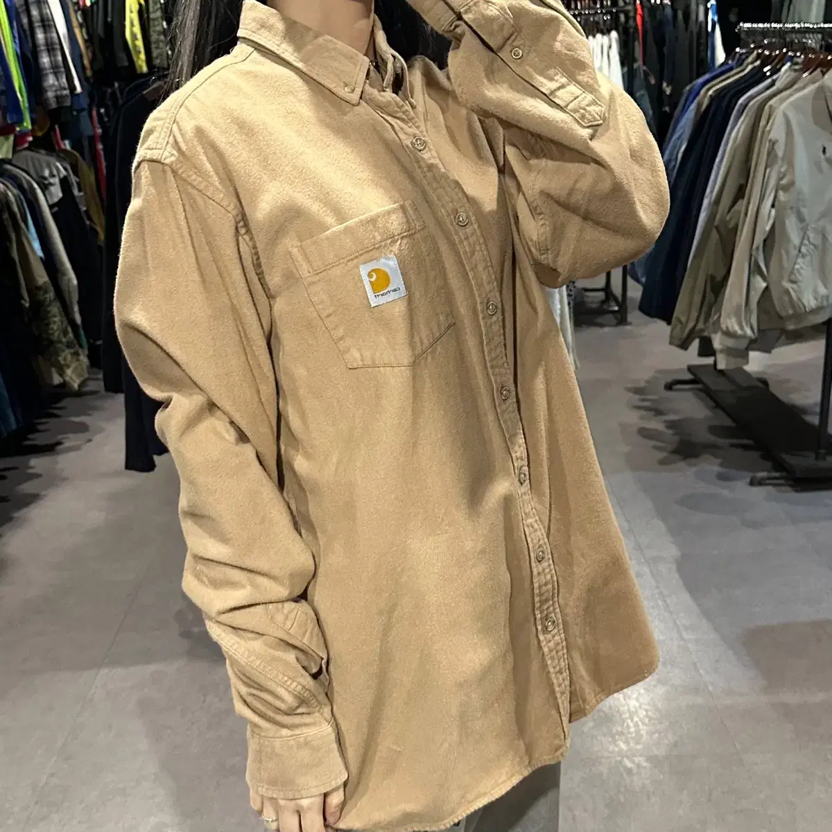 (381)  Carhartt VTG 칼하트 빈티지 셔츠