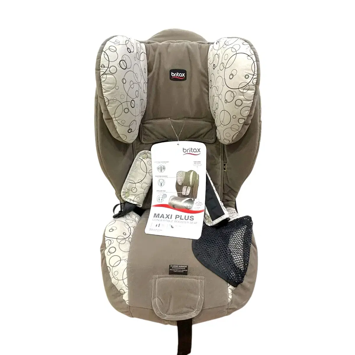 브라이텍스 맥시플러스2 ISOFIX 토들러 카시트 브라운