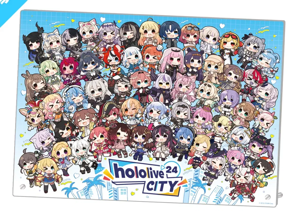 Hololive City 2024 A3 Acrylic Panel Sealed