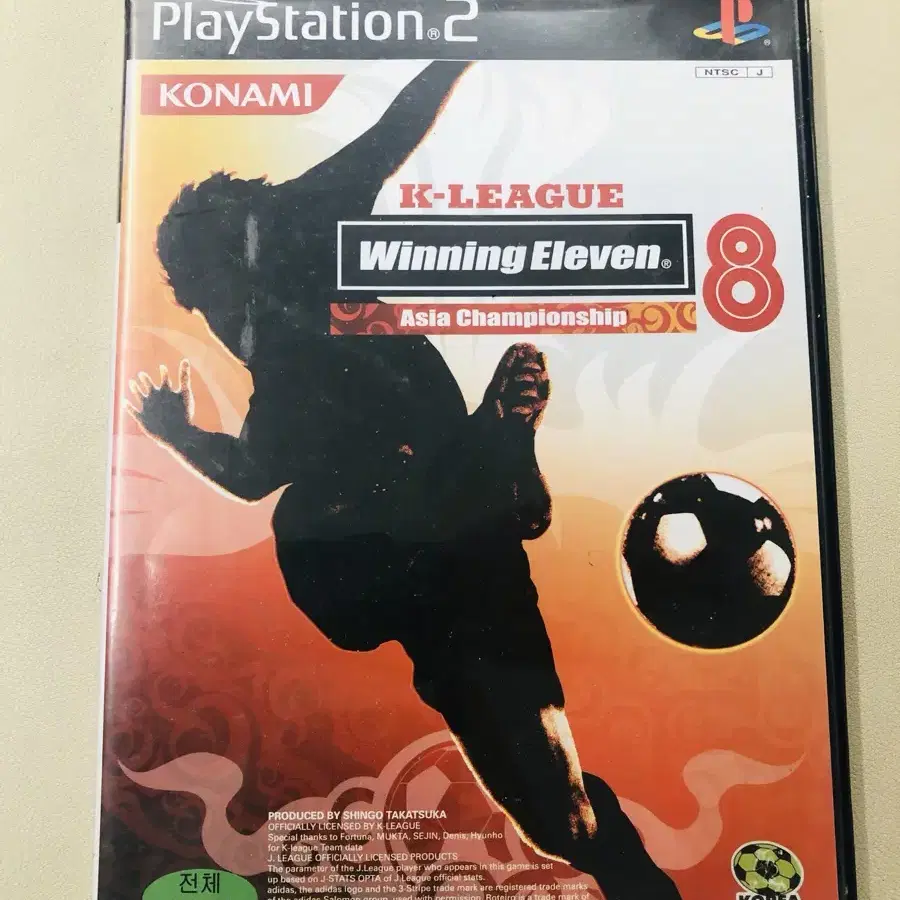 PS2 / 플스2 k리그 위닝 일레븐8 아시아 챔피언십