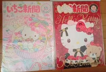 산리오 딸기 신문 백넘버 헬로키티생일