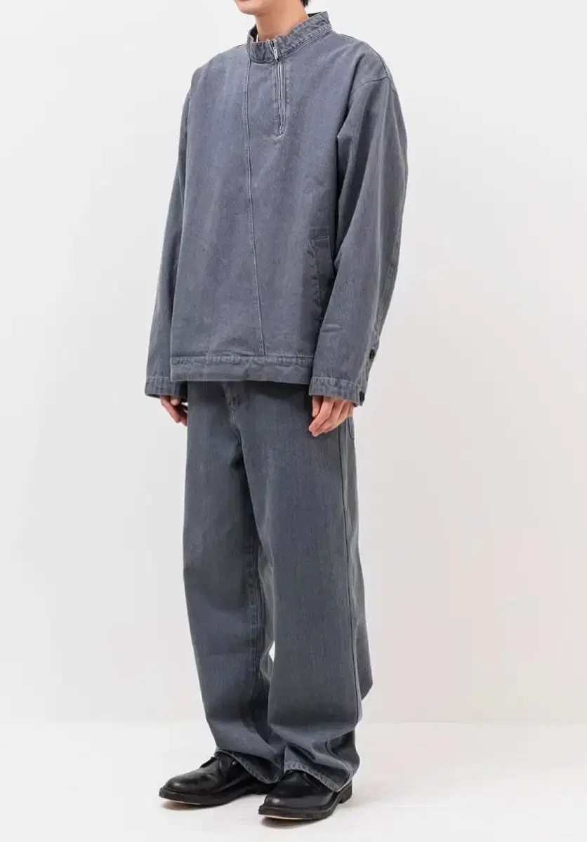 HGBB STUDIO YUPIK DENIM ANORAK / Asphalt