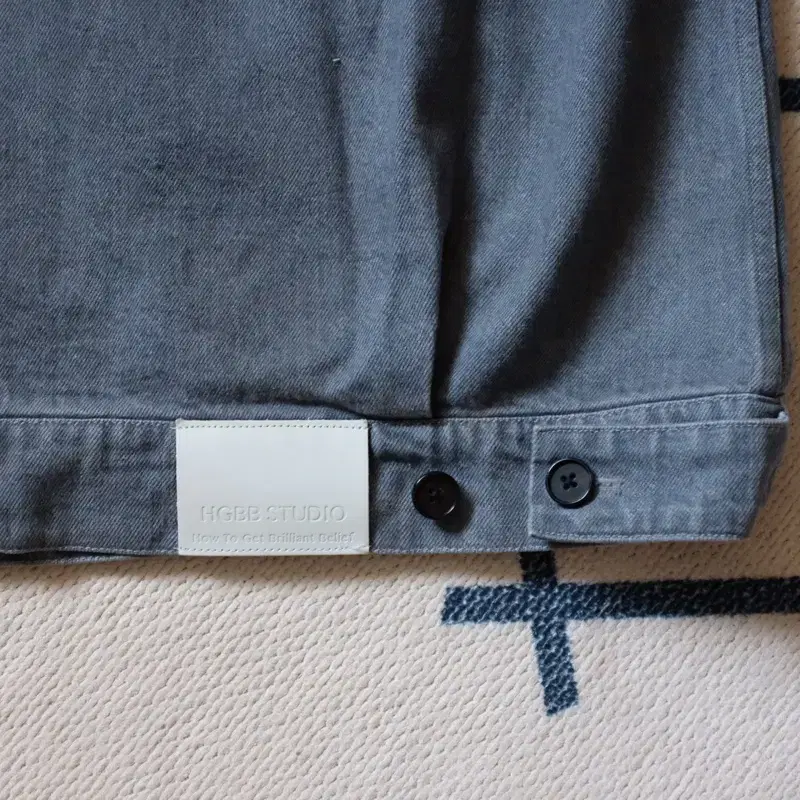 HGBB STUDIO YUPIK DENIM ANORAK / Asphalt