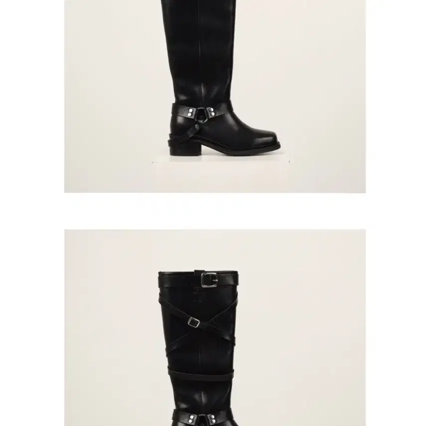 아수라 MULTI LEATHER BOOTS (BLACK)