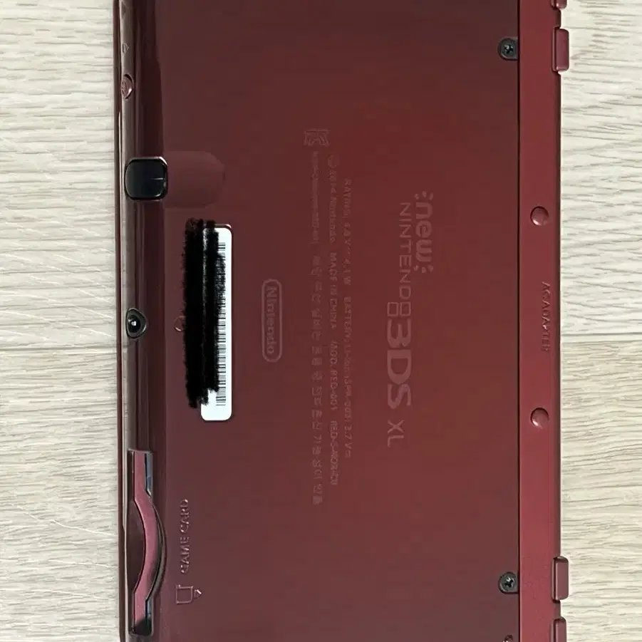 뉴 닌텐도 3DS XL 레드+게임칩 6개 팔아요