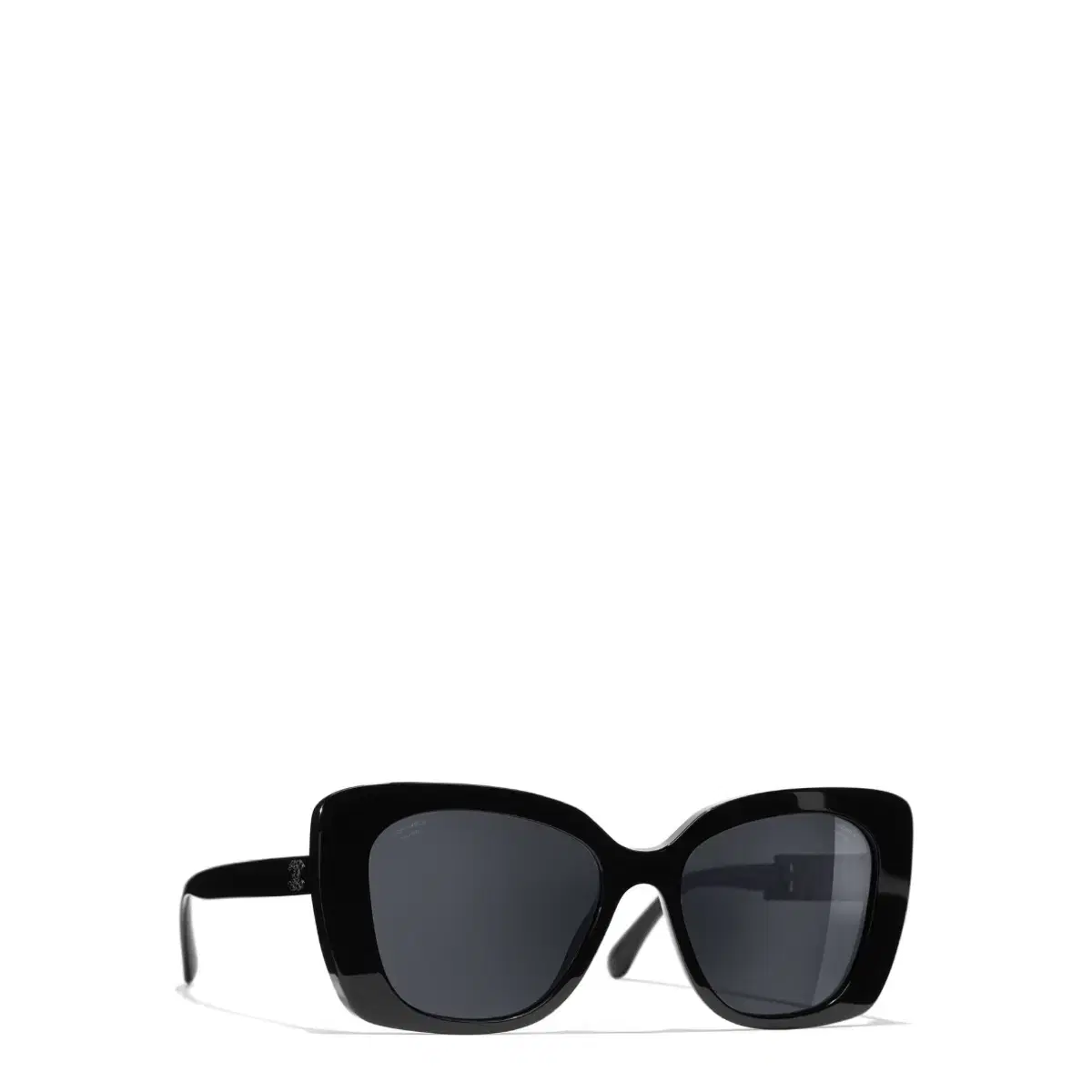 24FW Chanel black female sunglasse