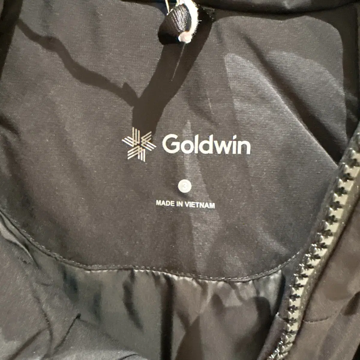 (정품/새상품) Goldwin 골드윈 블랙 고어텍스 윈드스탑퍼 베스트