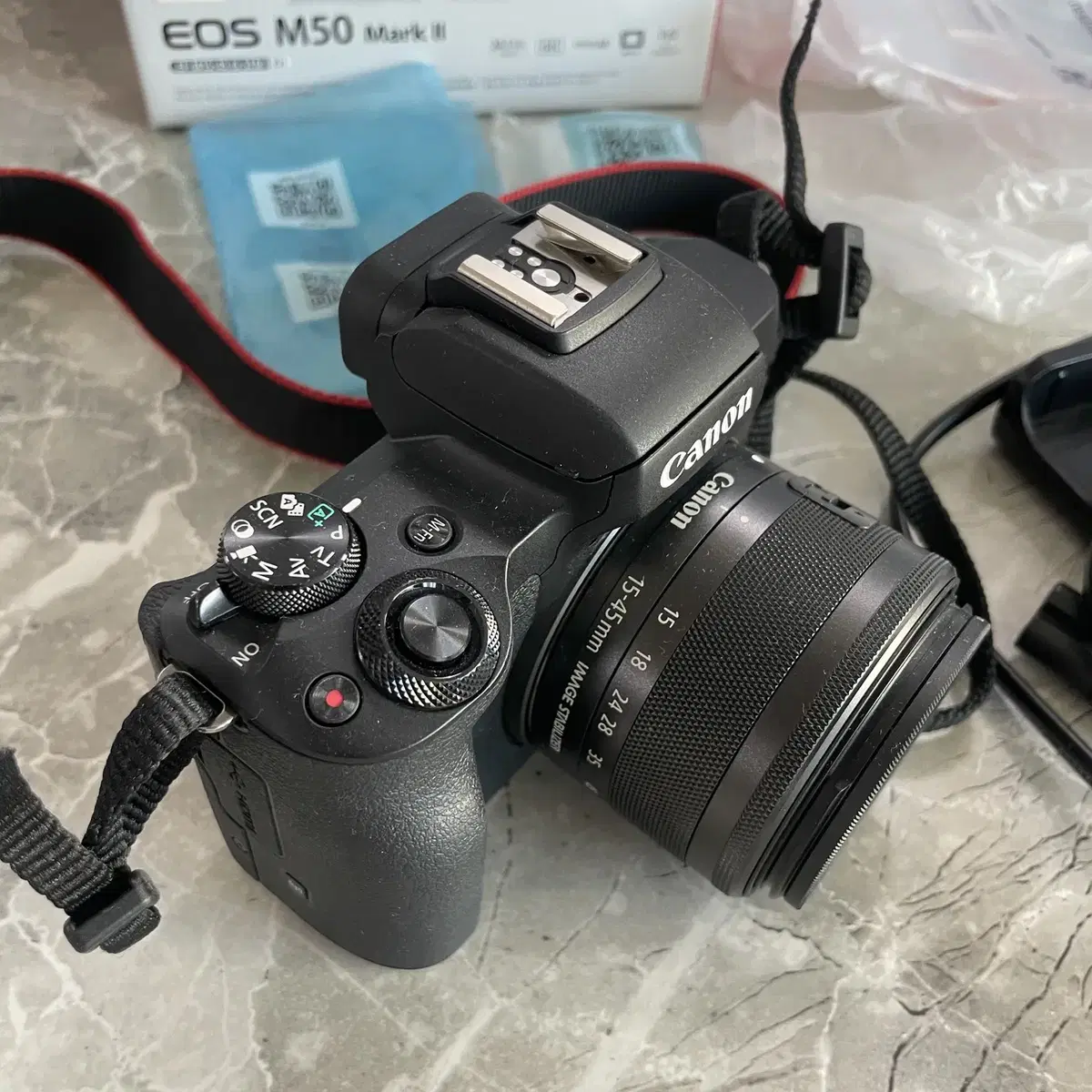 캐논 M50MARK2바디 15-45MM 번들 미러리스 렌즈