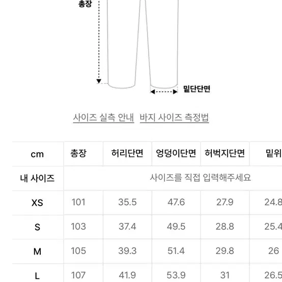 밀리언코르 절개 청바지 m사이즈 팔아요