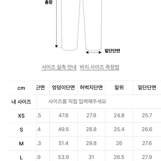 밀리언코르 절개 청바지 m사이즈 팔아요