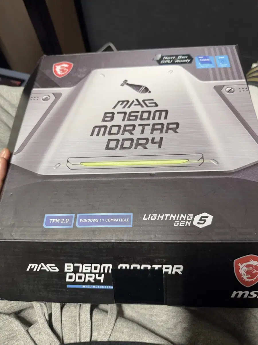 (무료배송) MSI B760M 박격포 DDR4 메인보드