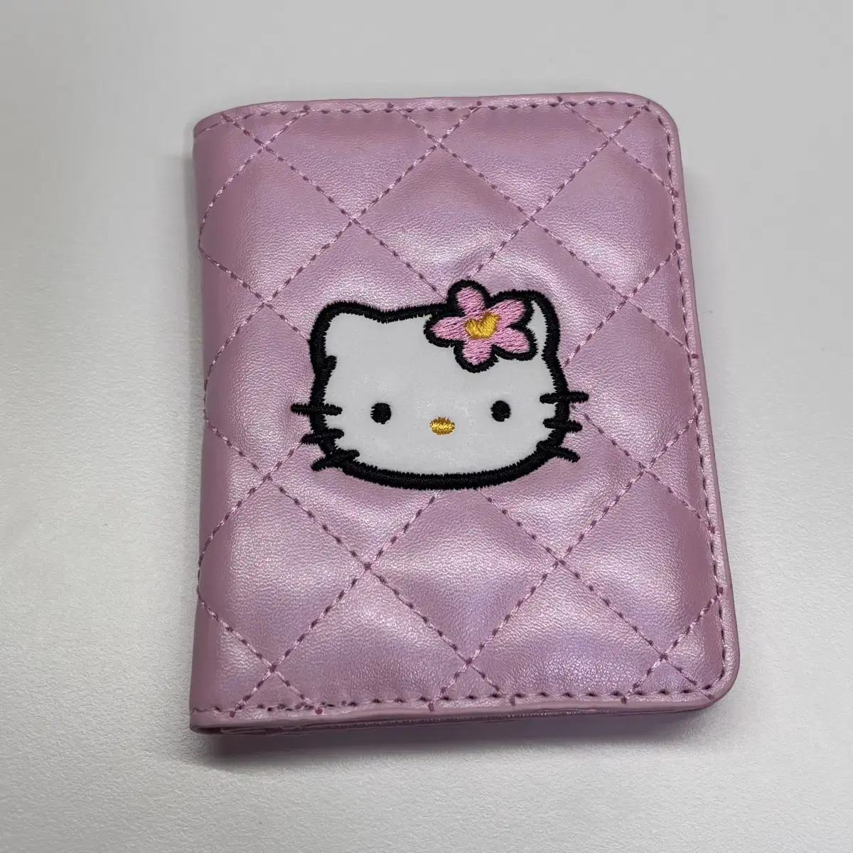 Hello Kitty Quilting 2-Tier Purse Pink