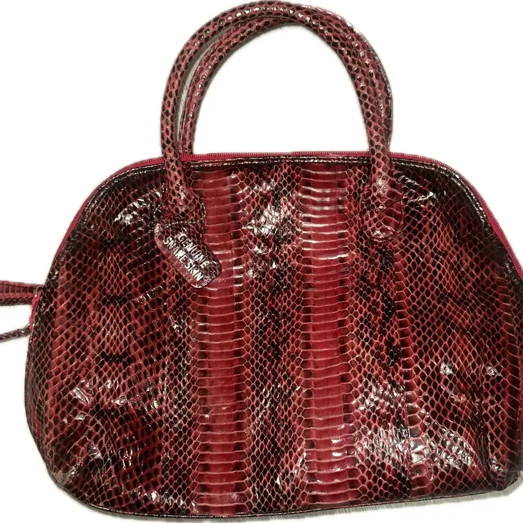 Vintage GENUINE SNAKE SKIN Tote Bag