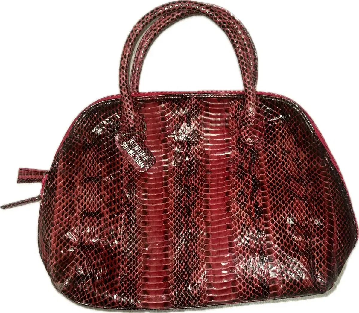 Vintage GENUINE SNAKE SKIN Tote Bag