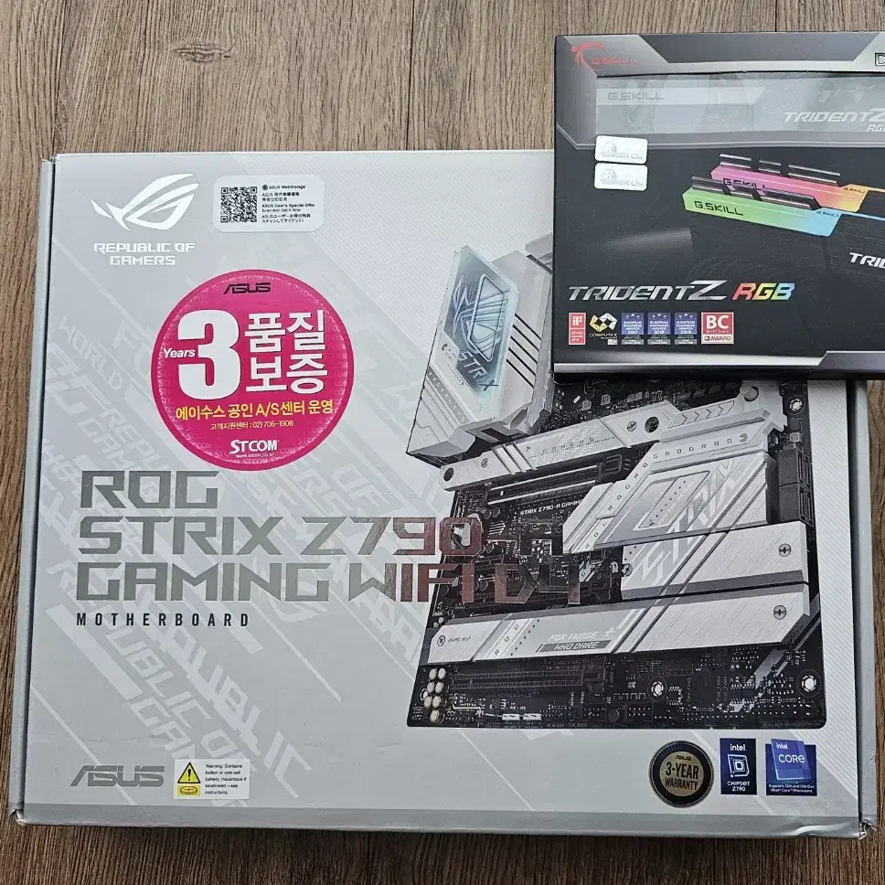 메인보드, 램 ASUS Z790-A WIFI D4 / RAM : DDR4