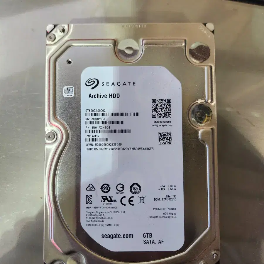 3.5 6TB hdd seagate