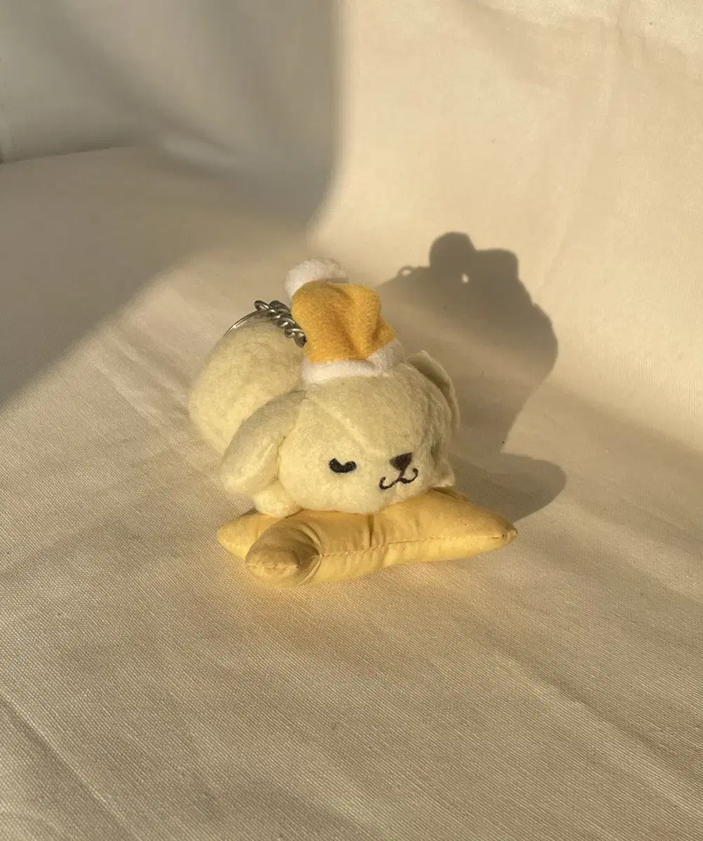 Oyasumi Pom Pom Purin Nap Pajamas keyring doll Pom Pom Vintage