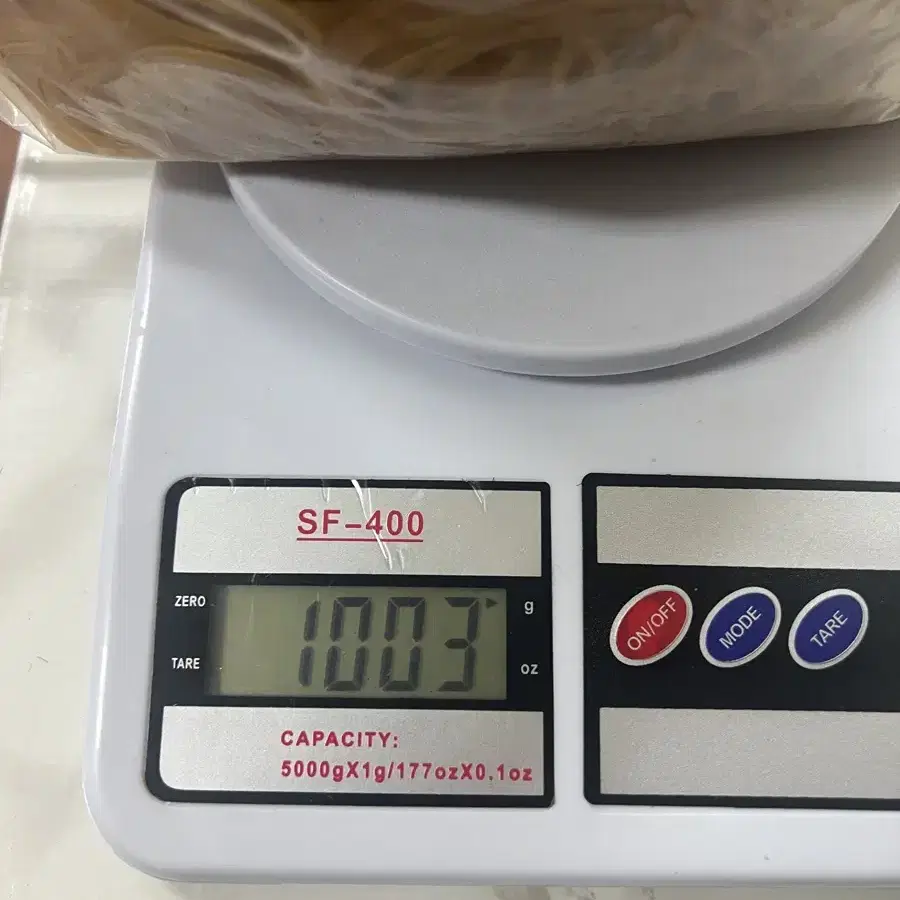 고무밴드 1kg 노란고무줄 고무나라