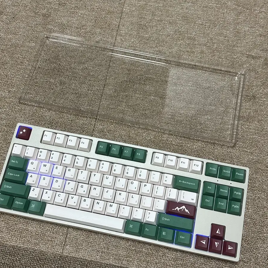 varo v87 PBT 캠핑커스텀 GMK 기계식 저소음 유무선키보드