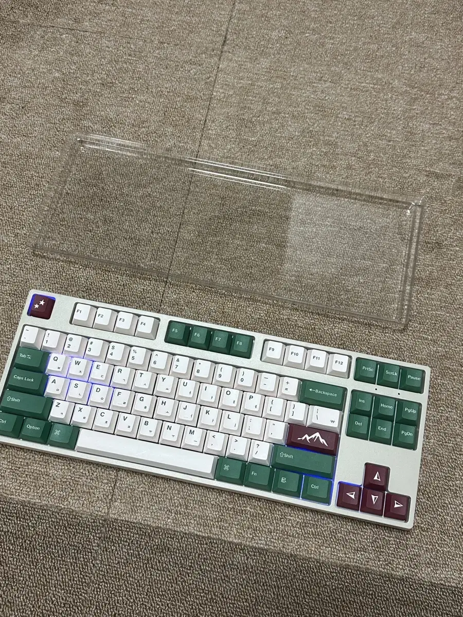 varo v87 PBT 캠핑커스텀 GMK 기계식 저소음 유무선키보드