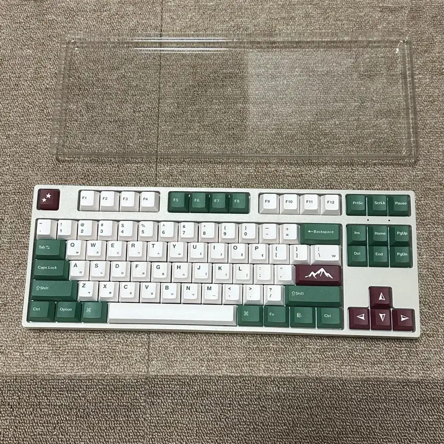 varo v87 PBT 캠핑커스텀 GMK 기계식 저소음 유무선키보드