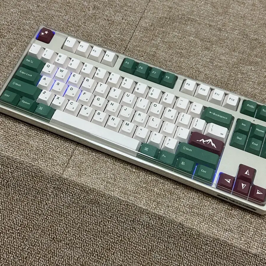 varo v87 PBT 캠핑커스텀 GMK 기계식 저소음 유무선키보드