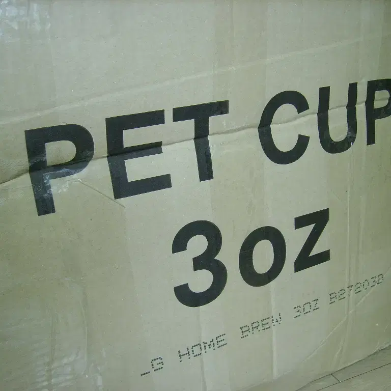 LG 홈브루 투명 일회용 PET CUP 3oz 소주컵 시식컵 5000개