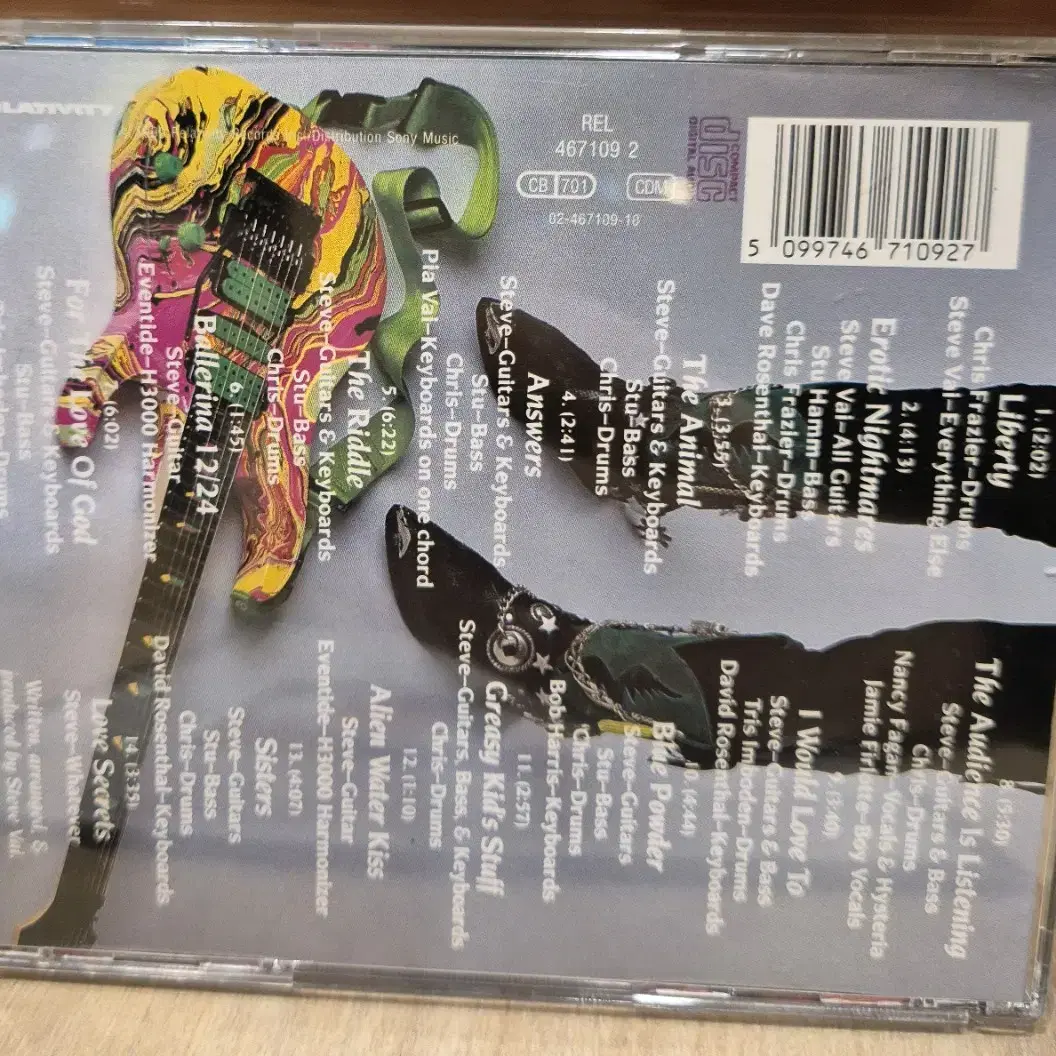 STEVE VAI PASSION & WARFARE CD 스티브바이