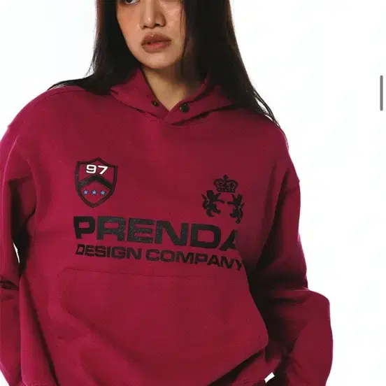 프렌다 prenda PDC UNIFORM HOODIE MAGENTA