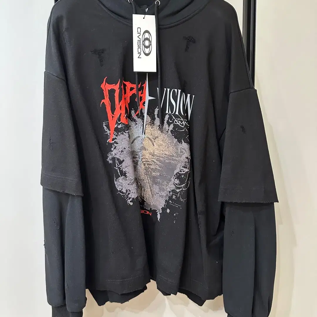 [1] csc / civision 후드 DISTRESSED HOODIE