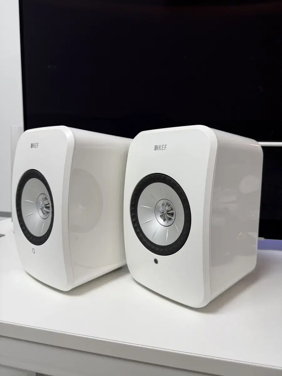 KEF LSX 케프 무선 북쉘프 스피커 화이트