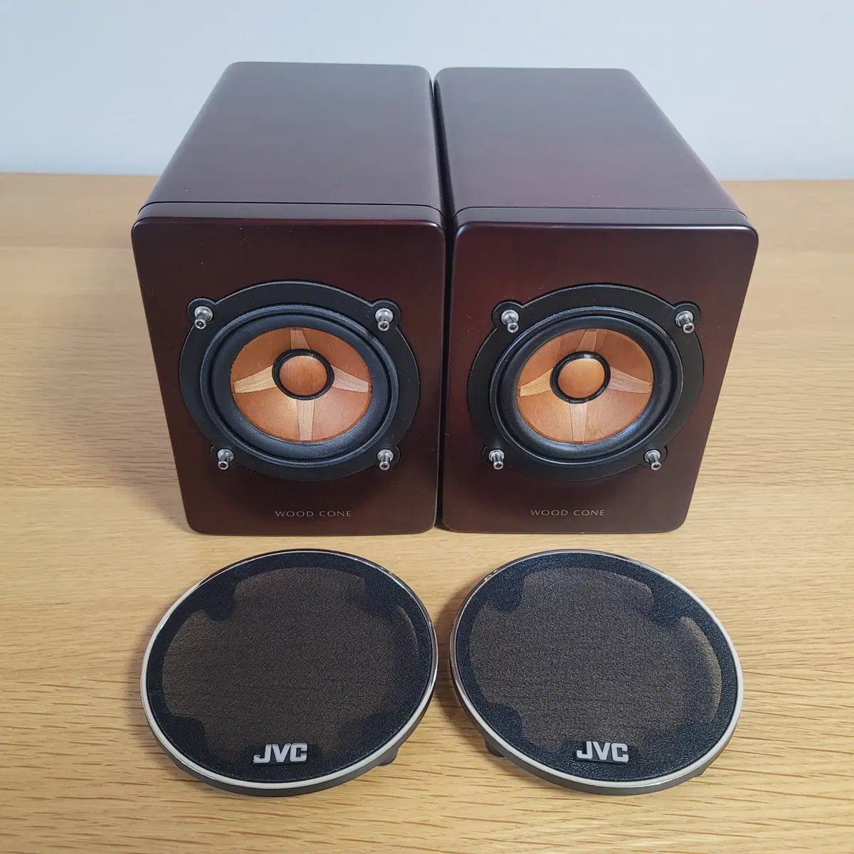 JVC WOOD CONE 스피커 EXHR9 일본 내수 버전