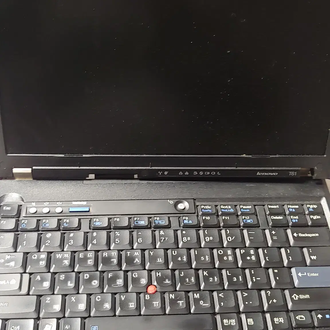 부품용 레노버 구형 씽크패드 파손품 (Thinkpad T61) 팝니다.