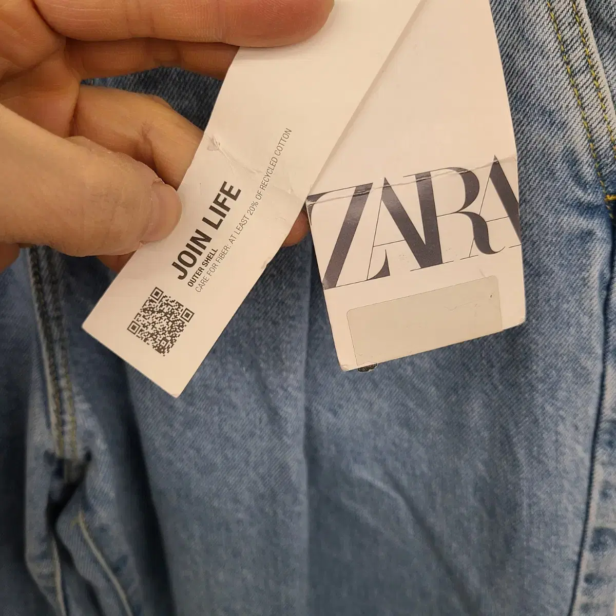 [28 inch] ZARA 자라 워싱 데님 팬츠 청바지