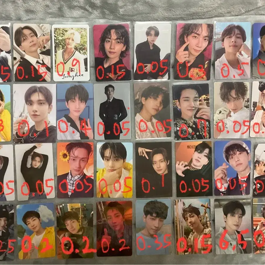 세븐틴 포카 seventeen photo card sell