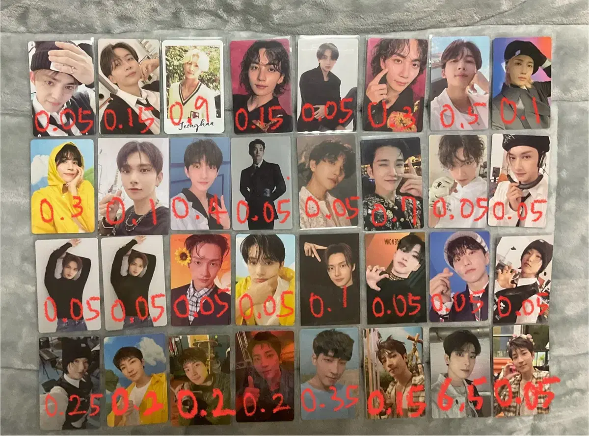 세븐틴 포카 seventeen photo card sell