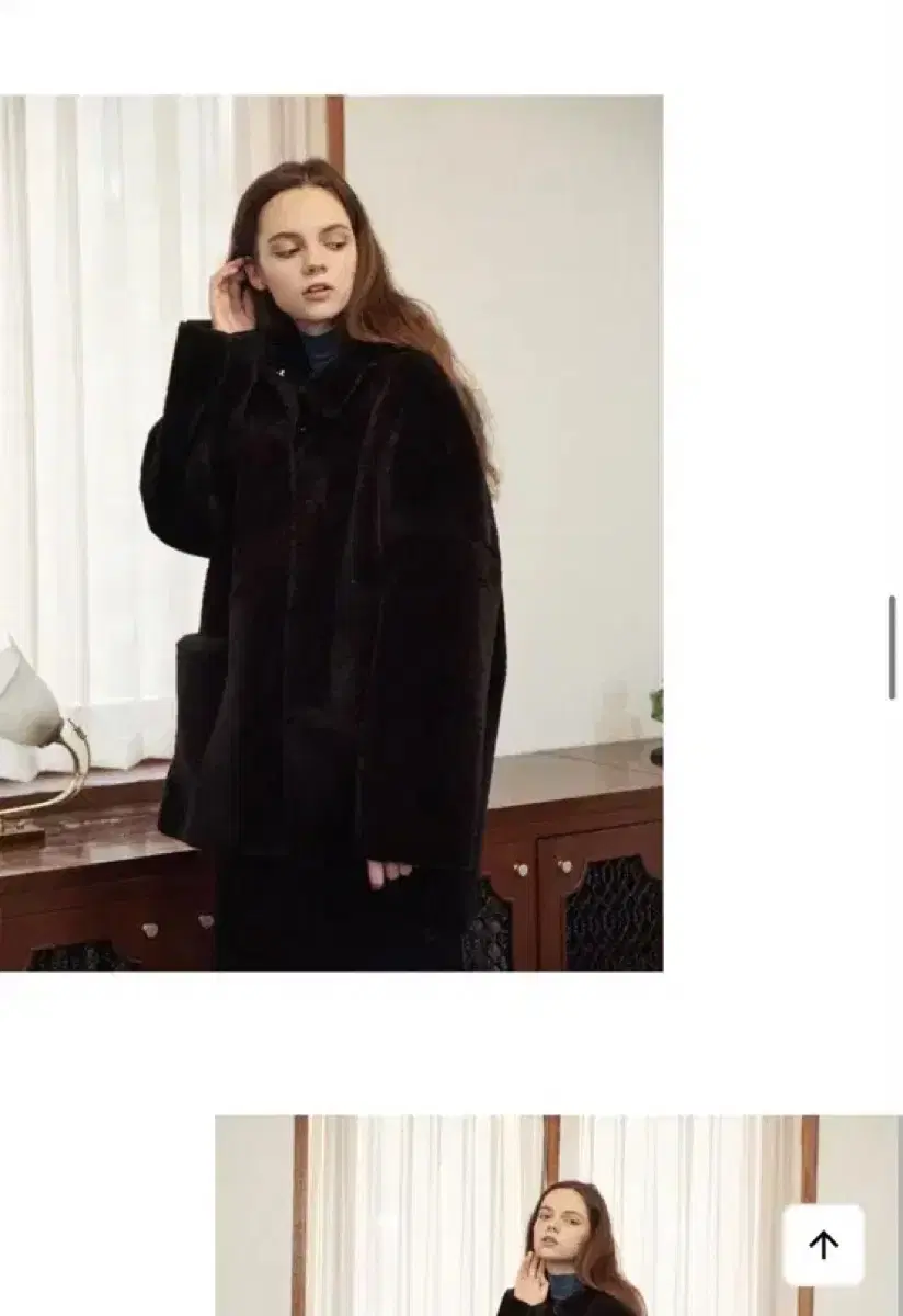 마네스 퍼코트 퍼자켓 mardrid fur coat black