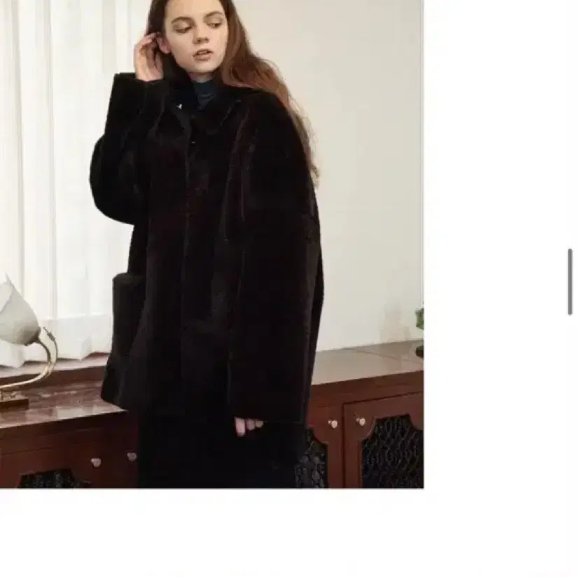 마네스 퍼코트 퍼자켓 mardrid fur coat black