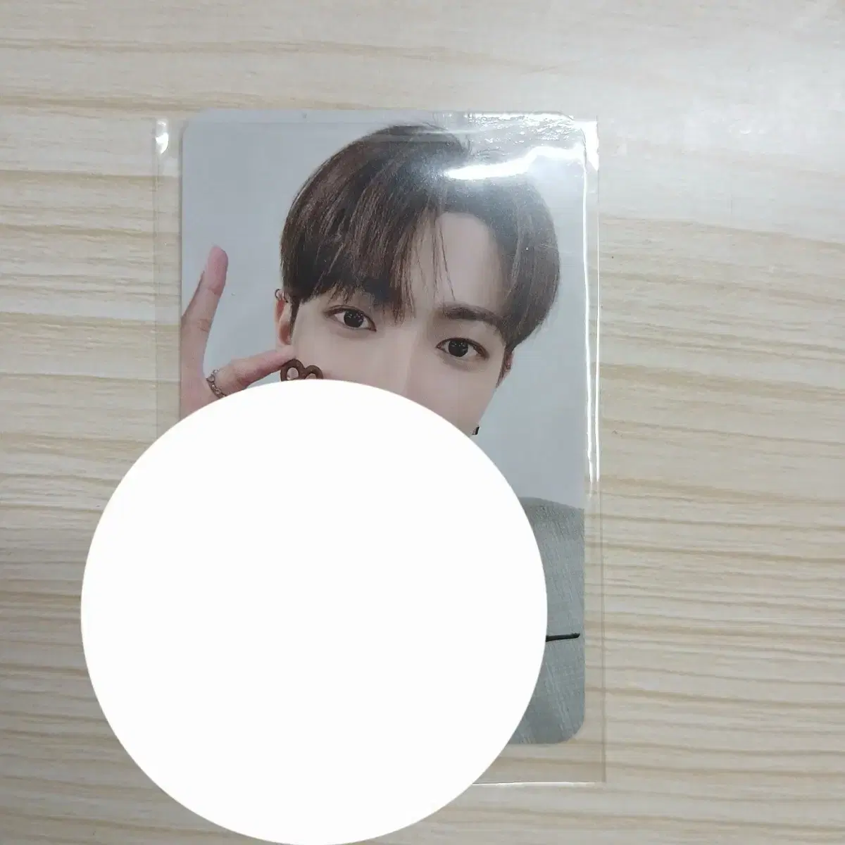 ATEEZ hongjoong Golden Hour pop up signature Photo kard