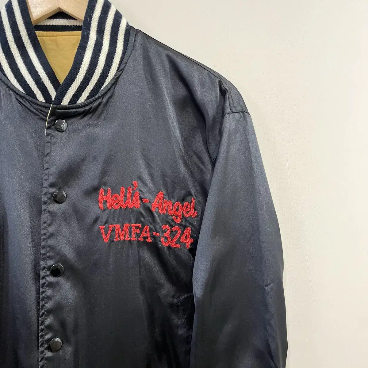 Vintage Satin Varsity Jacket