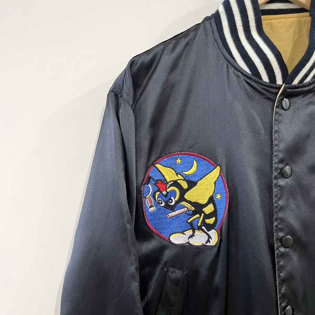 Vintage Satin Varsity Jacket