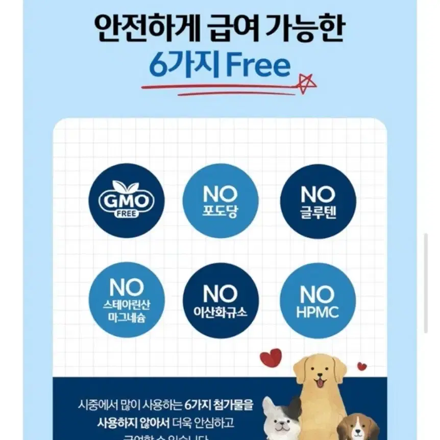 HURUP 강아지 관절 건강식품