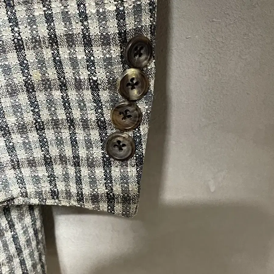 Burberry Multi Color Check Blazer