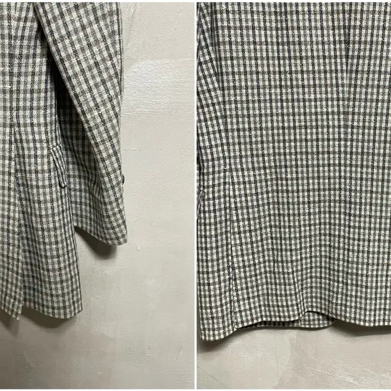 Burberry Multi Color Check Blazer