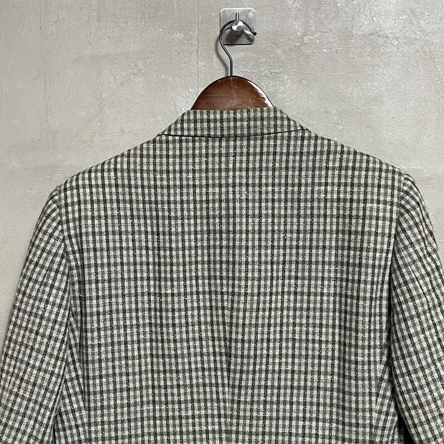 Burberry Multi Color Check Blazer