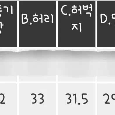 그레이 기모 데님 흑청바지 M(28)