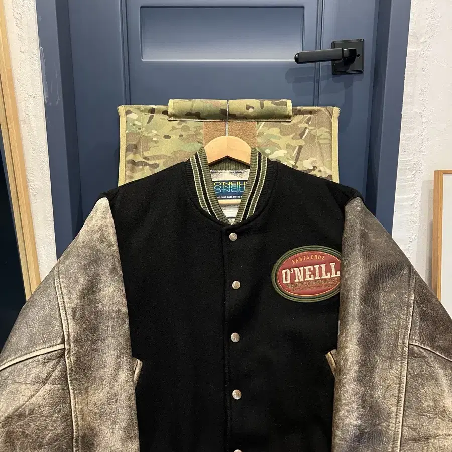 1980/90s ONEILL WOOL LEATHER 빈티지바시티자켓